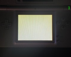 Nintendo DS Lite Gloss Silver OEM Restoration (Good Condition) w/ Charger