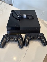 Sony PlayStation 4 CUH-1001A 500G Black NTSC-U/C HDMI Cable & controllers PARTS