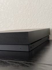Microsoft Xbox One X 1TB Console Model 1787 Bundle w/Cables + Skyrim Game Tested