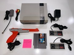 NES Nintendo System Console, New 72 Pin, Zapper, Super Mario Bros / Duck Hunt!!